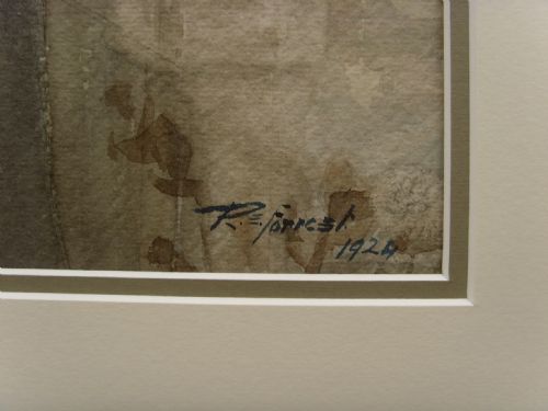fig 5. RARE WATERCOLOURS KING GEORGE V & QUEEN MARY C1924 PORTRAIT PAINTINGS BY ROYAL COMMISSION