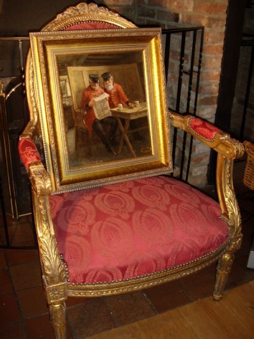 fig 4. Oil Portrait Painting Chelsea Pensioners David Haddon
