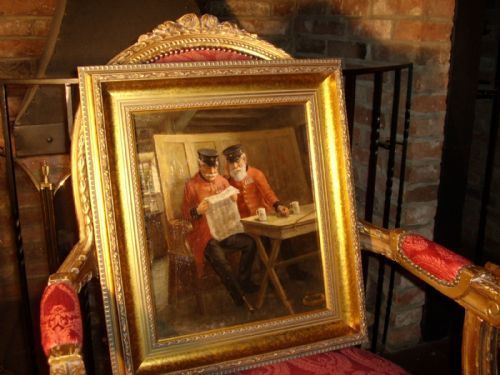 fig 6. Oil Portrait Painting Chelsea Pensioners David Haddon