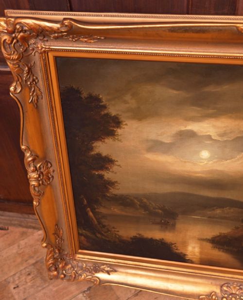 SCOTTISH LOCH OIL PAINTINGS 19TH CASTLE PORTRAITS CIRCLE OF ALEXANDER NASMYTH 17581840 - ADDITIONAL PHOTO 20