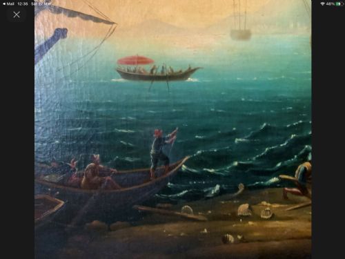 CLAUDE LORRAIN PORT OF OSTIA ROME MARINE OIL PORTRAIT SEASCAPE PAINTING - ADDITIONAL PHOTO 18