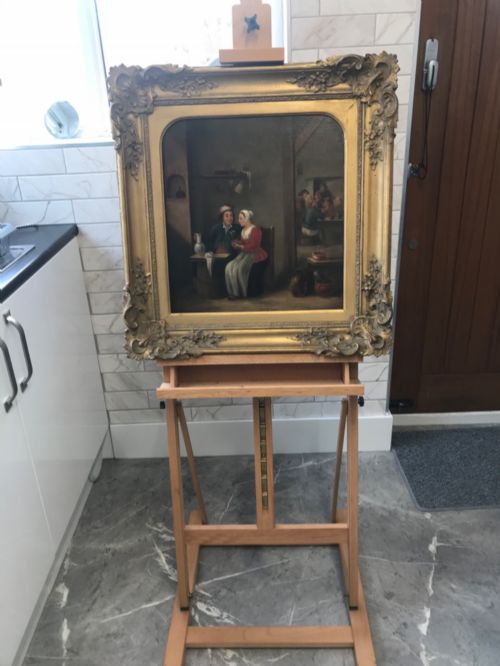 DAVID TENIERS THE YOUNGER AFTER C1720 TAVERN INTERIOR DUTCH SCHOOL OIL PORTRAIT PAINTINGS - ADDITIONAL PHOTO 6