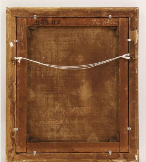 fig 5. A seventeenth-century bust-length oil portrait of King Charles I presented in a carved giltwood frame.