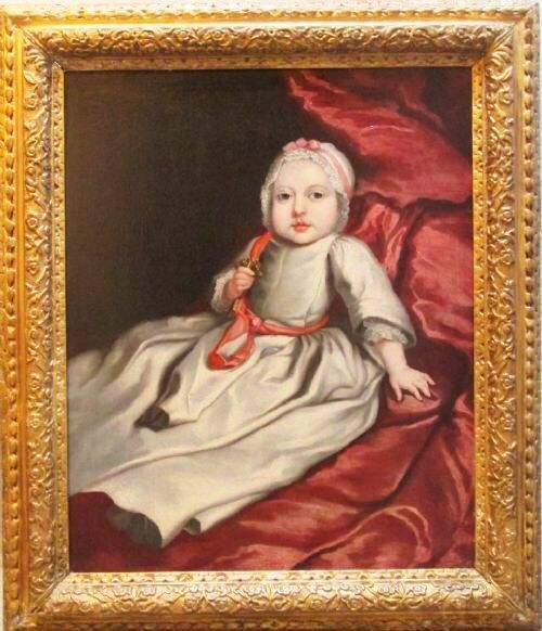 Baby Portrait Studio of Mary Beale 17th Century Oil Portrait Paintings