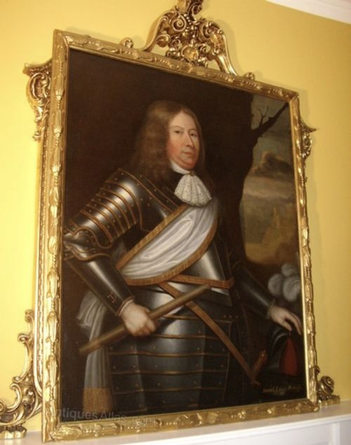 David 2nd Earl Wemyss Circle of David Scougall 17th Scottish Oil Portrait Paintings