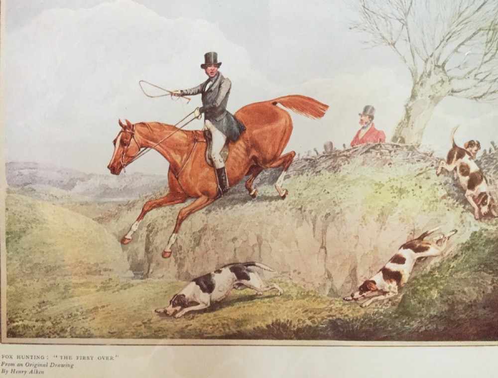 Set of 4 Henry Aiken (1785-1851) Hunting Prints View V