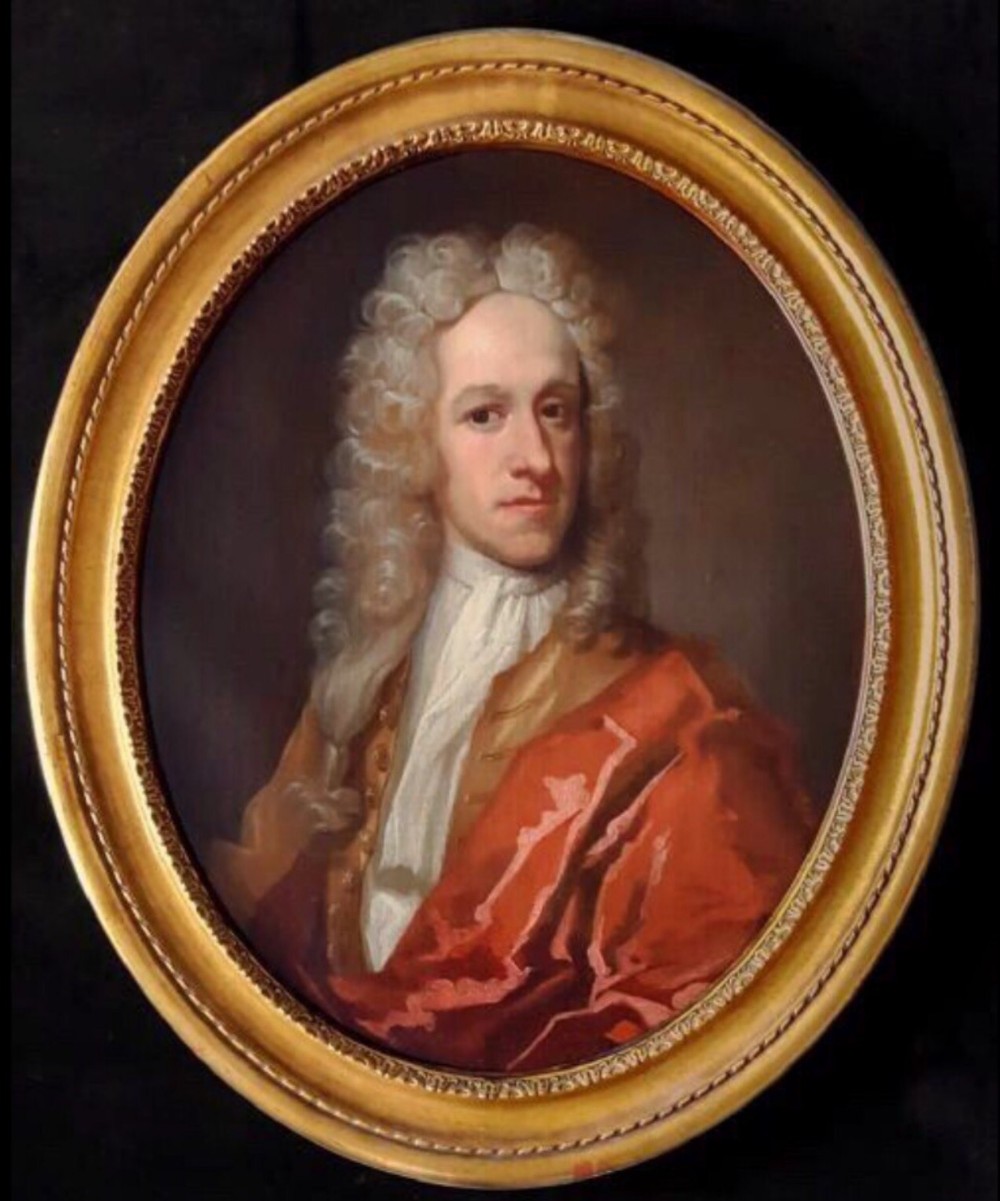 Jan Van Huysum (1682-1749) Workshop Of Arnold Boonen (1669-1729) 18thc Oil Portrait Painting