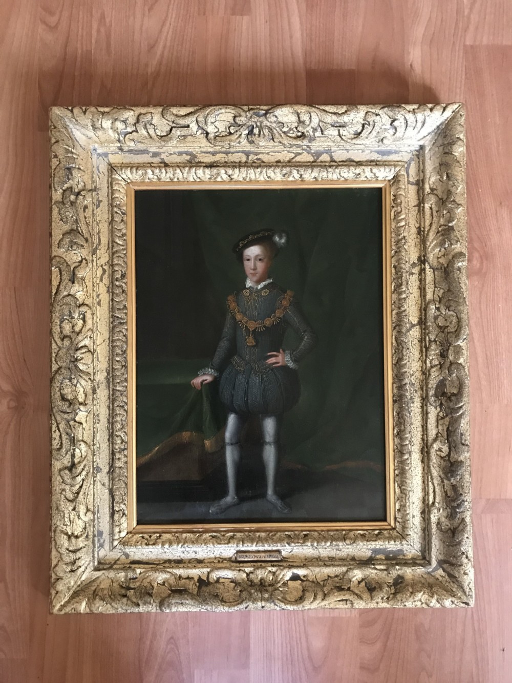 17th Tudor Portraits King Edward VI 1537-1553 Oil On Oak Panel Royal Paintings View VII