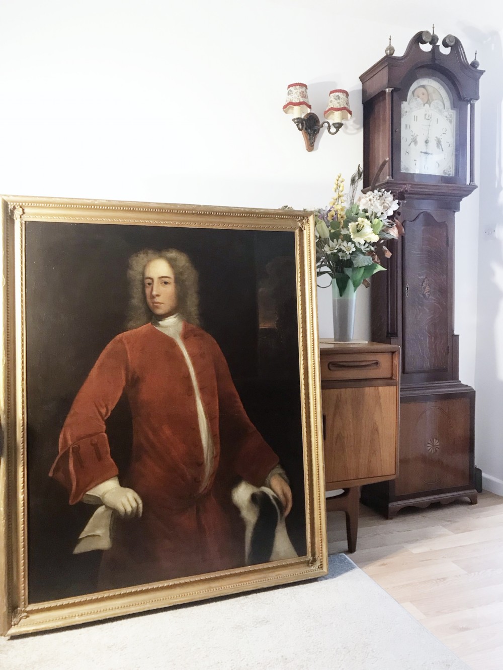 18th Oil Portrait Attributed To Hans Hysing  1678–1752 English Nobleman Painting. View V
