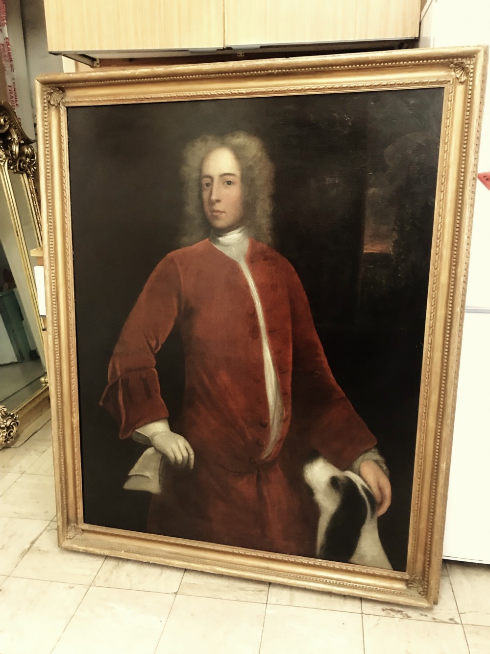 18th Oil Portrait Attributed To Hans Hysing  1678–1752 English Nobleman Painting. View XVII