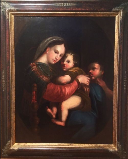 18th Century Madonna & Child After Raphael Religious Oil Portrait Paintings View VII