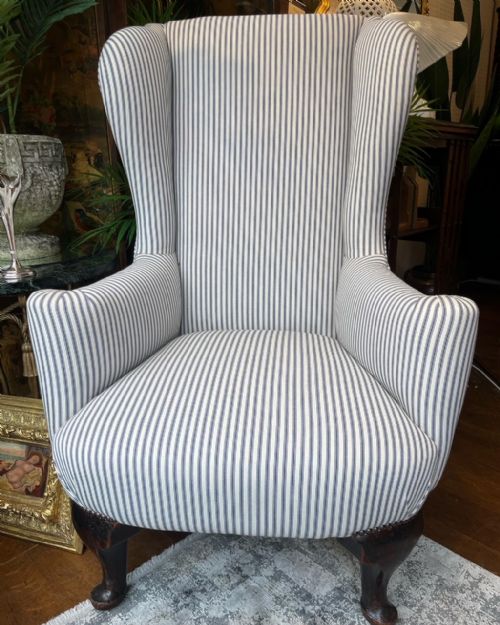 VICTORIAN LADIES WINGBACK ARMCHAIR - ADDITIONAL PHOTO 1