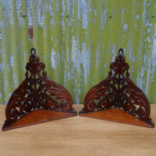 Pair of Anglo Indian Wall Brackets
