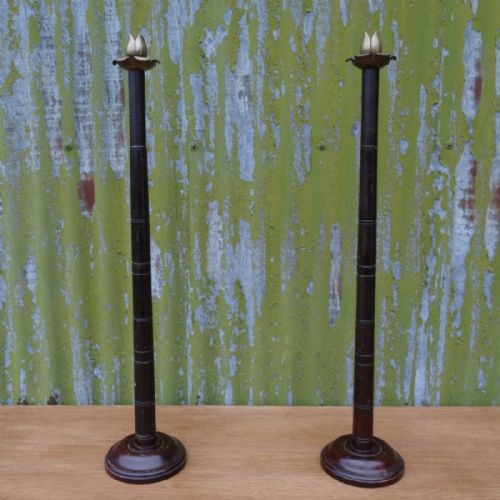 Pair of Tall Candlesticks