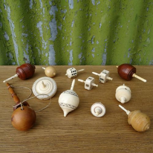 Collection of Indian and Other Spinning Tops