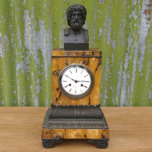 Sienna and Bronze Clock