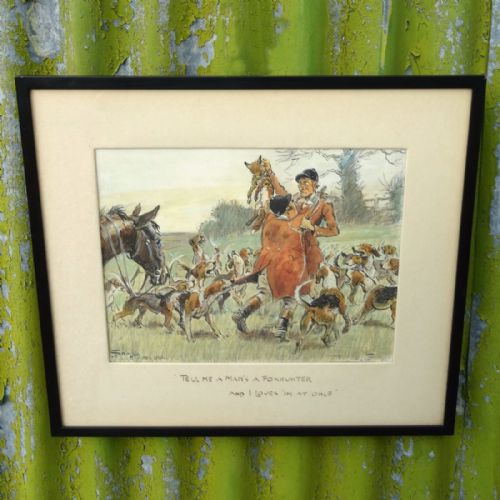 'Snaffles' 'Tell Me a Man's a Foxhunter and I Loves 'Im at Once'