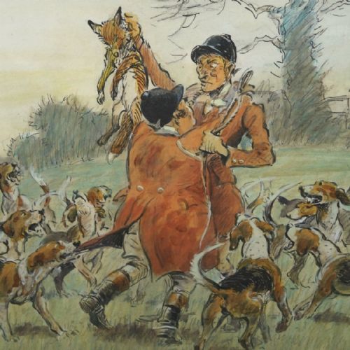 fig 1. 'Snaffles' 'Tell Me A Man's A Foxhunter And I Loves 'Im At Once'