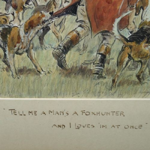 fig 2. 'Snaffles' 'Tell Me A Man's A Foxhunter And I Loves 'Im At Once'