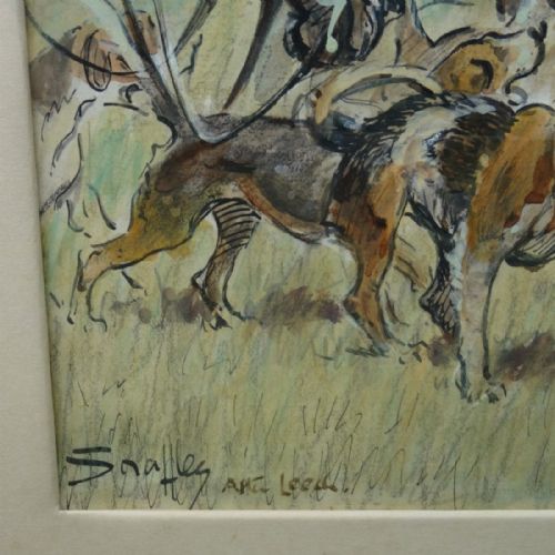 fig 3. 'Snaffles' 'Tell Me A Man's A Foxhunter And I Loves 'Im At Once'