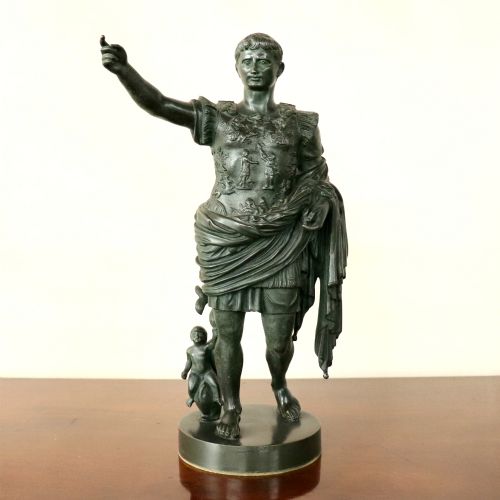 19th Century Grand Tour Bronze Augustus of Prima Porta
