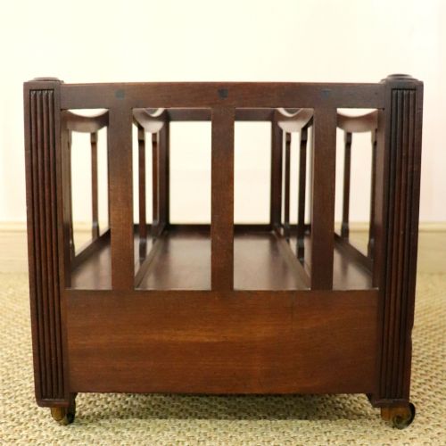 OVERSIZED GEORGE III MAHOGANY CANTERBURY - ADDITIONAL PHOTO 3