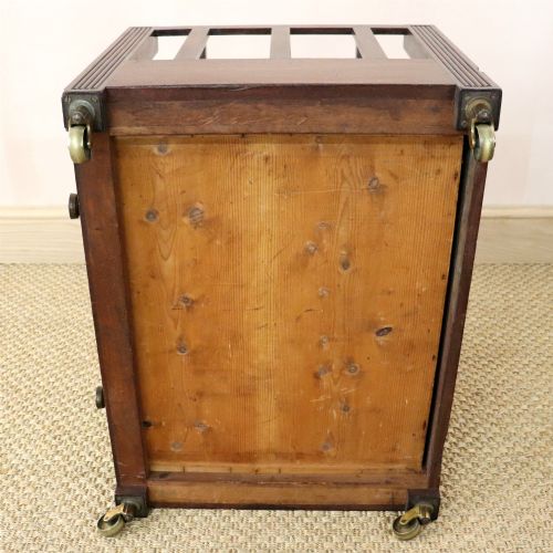 OVERSIZED GEORGE III MAHOGANY CANTERBURY - ADDITIONAL PHOTO 4