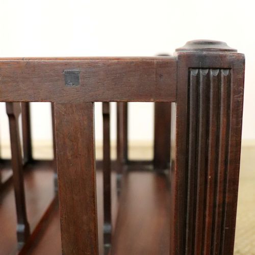 OVERSIZED GEORGE III MAHOGANY CANTERBURY - ADDITIONAL PHOTO 6