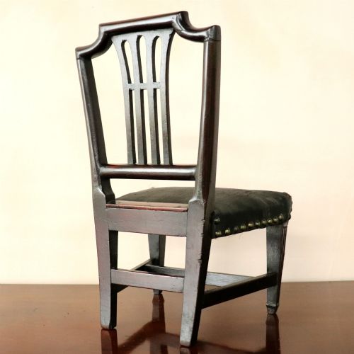 18th Century Miniature Mahogany Side Chair