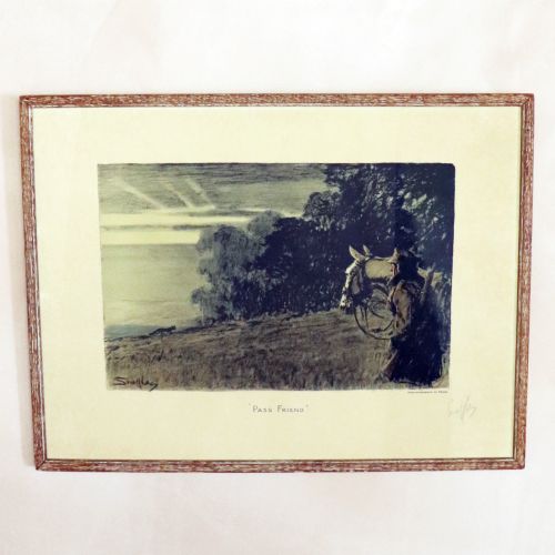 Snaffles ‘Pass Friend' Original Print