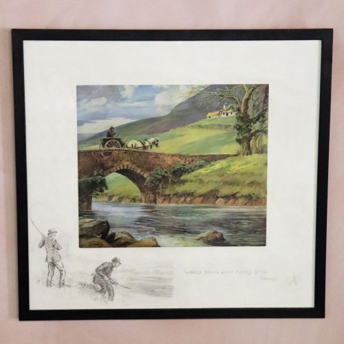 Snaffles 'I Would Bring Such Fishes Back' Original Print