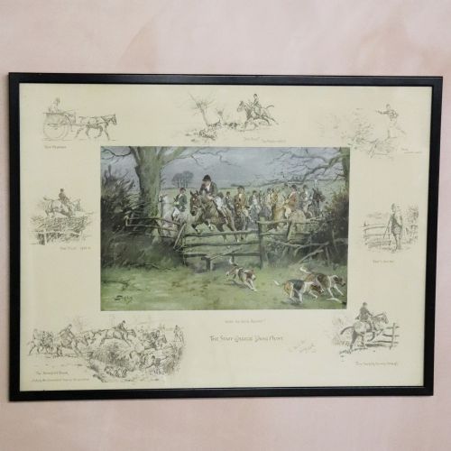 Snaffles 'The Staff College Drag Hunt.' Original Print