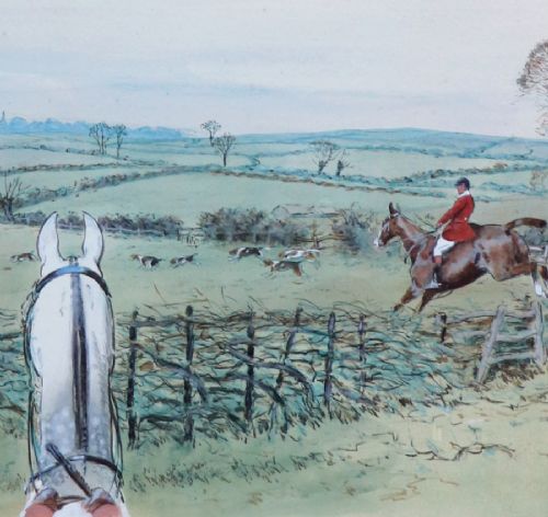 fig 1. Snaffles 'The Finest View in Europe' & ‘The Worst View in Europe’ Two Rare Original Prints