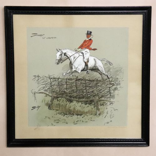 Snaffles ‘Swagger but a Workman.’ Original Print