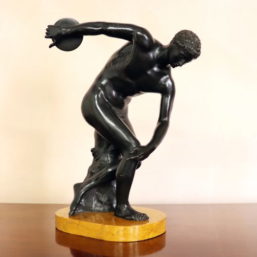 19th Century Grand Tour Bronze Discobolus
