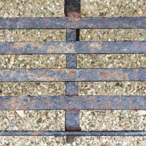 EARLY 19TH CENTURY WROUGHT IRON GARDEN BENCH - ADDITIONAL PHOTO 11