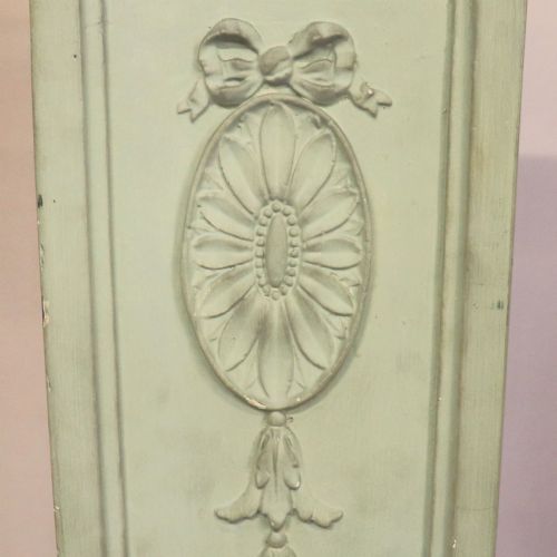ANTIQUE NEOCLASSICAL STYLE PAINTED PLASTER PEDESTAL - ADDITIONAL PHOTO 3
