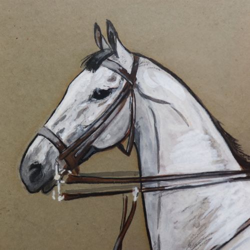 SNAFFLES BLOOD AND QUALITY ORIGINAL WATERCOLOUR - ADDITIONAL PHOTO 4