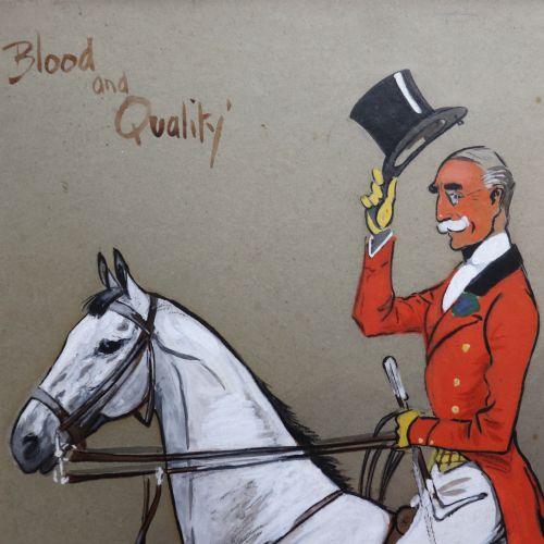 SNAFFLES BLOOD AND QUALITY ORIGINAL WATERCOLOUR - ADDITIONAL PHOTO 6