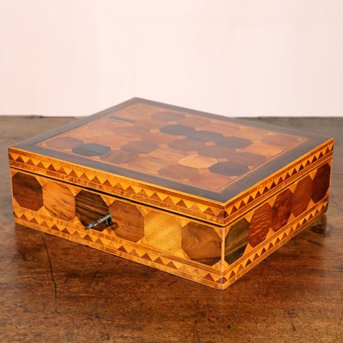 fig 1. George III Gillows Specimen Wood Box