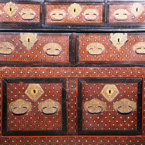 17TH CENTURY INDO PORTUGUESE CABINET CHEST WITH PROVENANCE - ADDITIONAL PHOTO 2