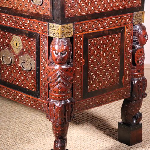 17TH CENTURY INDO PORTUGUESE CABINET CHEST WITH PROVENANCE - ADDITIONAL PHOTO 11