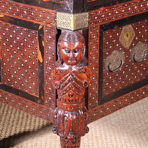 17TH CENTURY INDO PORTUGUESE CABINET CHEST WITH PROVENANCE - ADDITIONAL PHOTO 16