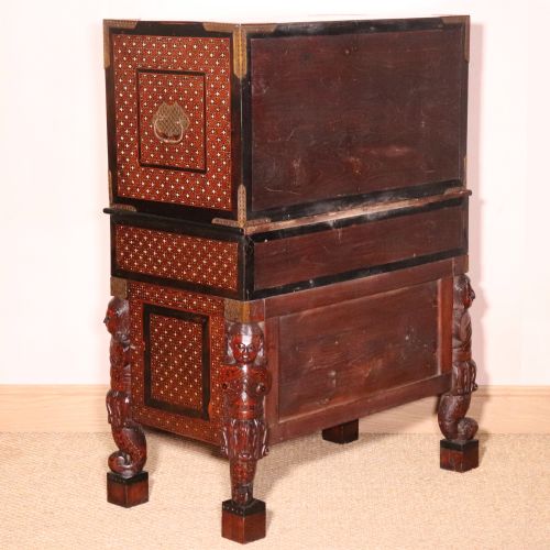 17TH CENTURY INDO PORTUGUESE CABINET CHEST WITH PROVENANCE - ADDITIONAL PHOTO 26