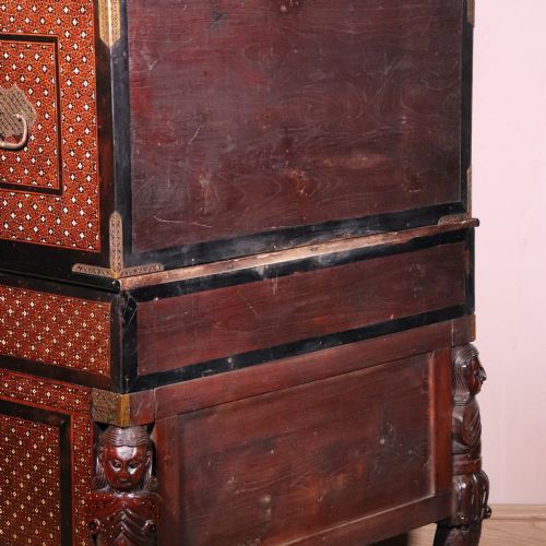 17TH CENTURY INDO PORTUGUESE CABINET CHEST WITH PROVENANCE - ADDITIONAL PHOTO 27