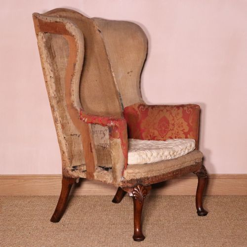 GEORGE II WING ARMCHAIR - ADDITIONAL PHOTO 1