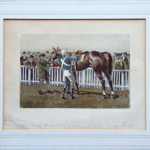 fig 1. Snaffles Point to Point Original Printed Card