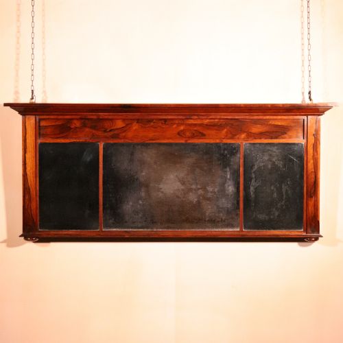 LARGE ROSEWOOD MIRROR - ADDITIONAL PHOTO 1