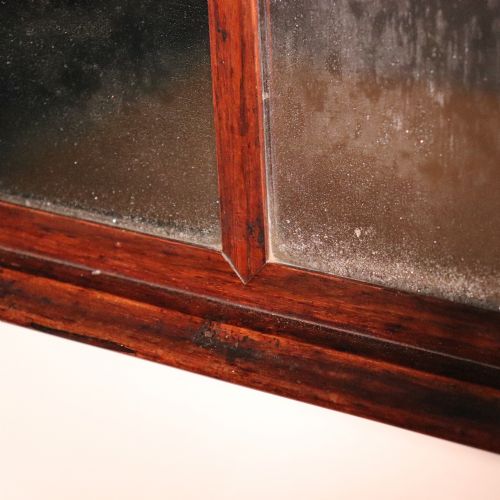 LARGE ROSEWOOD MIRROR - ADDITIONAL PHOTO 4