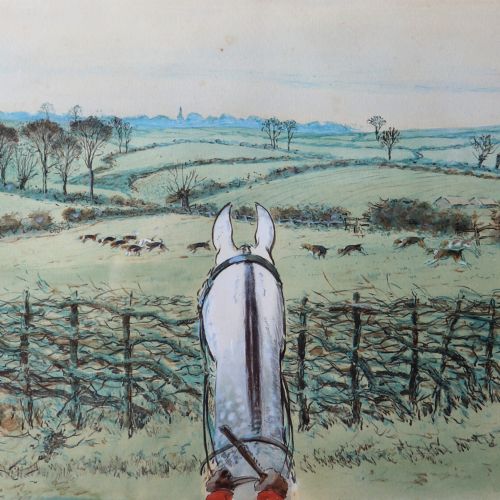 fig 1. Snaffles 'The Finest View in Europe' Rare Original Print